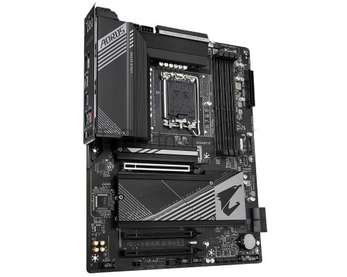 Материнская плата GIGABYTE B760 AORUS ELITE, LGA 1700, Intel B760, 4xDDR5, 4xSATA, 3xM.2, 1xPCI-E 4.0 x16, 2xPCI-E 3.0 x1, 1xHDMI, 1xDP, 1x 2.5Gb LAN, 1xUSB 3.2 Gen 2, 4xUSB 3.2 Gen 1, 4xUSB 2.0, 2x3.5 мм, 7.1, Standard-ATX