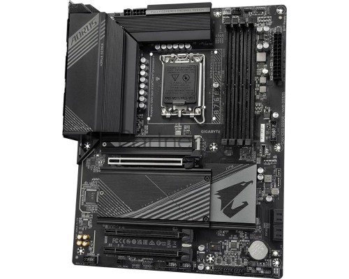 Материнская плата GIGABYTE B760 AORUS ELITE, LGA 1700, Intel B760, 4xDDR5, 4xSATA, 3xM.2, 1xPCI-E 4.0 x16, 2xPCI-E 3.0 x1, 1xHDMI, 1xDP, 1x 2.5Gb LAN, 1xUSB 3.2 Gen 2, 4xUSB 3.2 Gen 1, 4xUSB 2.0, 2x3.5 мм, 7.1, Standard-ATX
