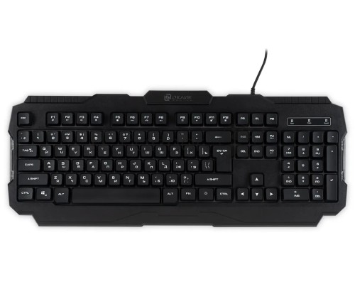 Клавиатура Оклик 757G HW2 черный USB for gamer