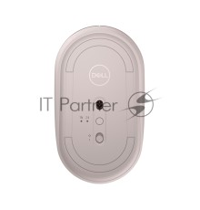 Мышь Dell Mouse MS3320W Wireless; Mobile; USB; Optical; 1600 dpi; 3 butt; , BT 5.0; Ash Pink