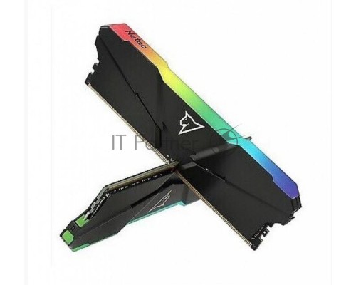 Оперативная память Netac Shadow RGB 32GB (16GBx2) DDR4-3600 (PC4-28800) C18 Grey 18-22-22-42 1.35V XMP Dual DIMM Kit