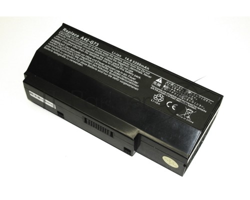 Аккумуляторная батарея для ноутбука Asus G53 (A42-G73) 14,6V 5200mAh OEM черная