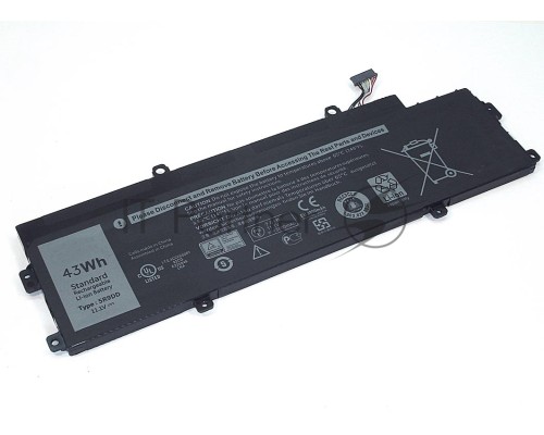 Аккумуляторная батарея для ноутбука Dell Chromebook 11 3120 (5R9DD) 11.1V 43Wh
