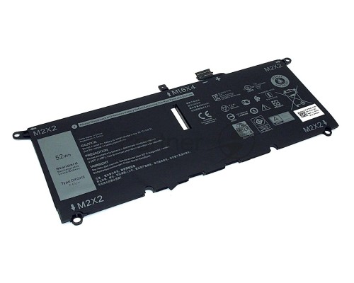 Аккумуляторная батарея для ноутбука Dell XPS 13 9370 (0H754V) 7.6V 6500 mAh