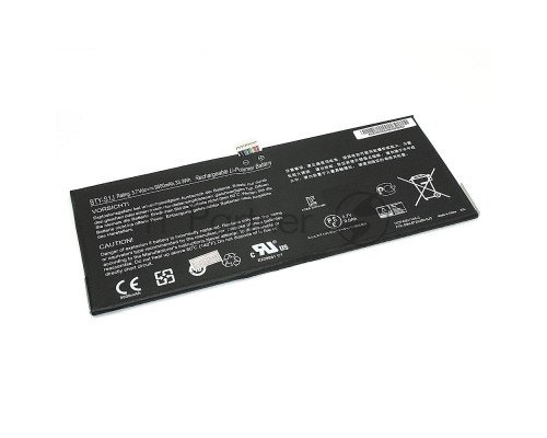 Аккумуляторная батарея для ноутбука MSI W20 3M-013US (BTY-S1J) 3.7V 9000mAh черная
