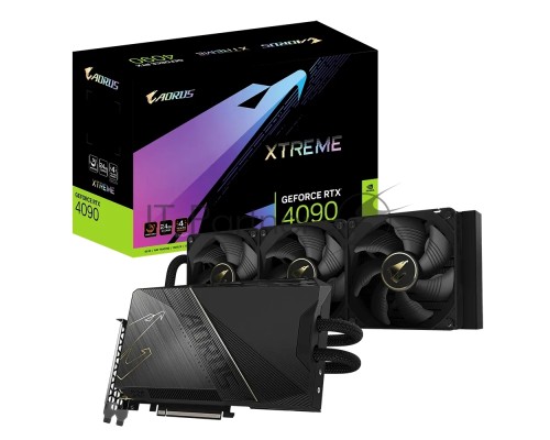 Видеокарта Gigabyte GeForce RTX4090 AORUS XTREME WATERFORCE 24GB GDDR6X 384-bit HDMI 3xDP