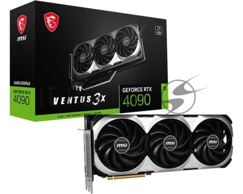Видеокарта MSI PCIE16 RTX4090 24GB RTX 4090 VENTUS 3X 24G