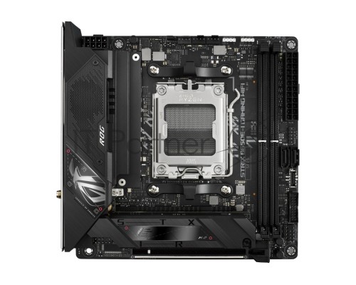 Материнская плата ASUS ROG STRIX B650E-I GAMING WIFI, AM5, AMD B650, 2xDDR5, 2xSATA, 2xM.2, 1xPCI-E 5.0 x16, 1xHDMI, 1x 2.5Gb LAN, 4xUSB-A 3.2 Gen 2, 1xUSB-A 3.2 Gen 1, 1xUSB-C 3.2 Gen 2x2, 3x3.5 мм, 7.1, Mini-ITX