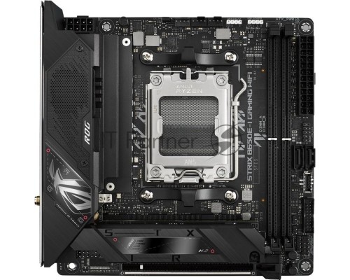 Материнская плата ASUS ROG STRIX B650E-I GAMING WIFI, AM5, AMD B650, 2xDDR5, 2xSATA, 2xM.2, 1xPCI-E 5.0 x16, 1xHDMI, 1x 2.5Gb LAN, 4xUSB-A 3.2 Gen 2, 1xUSB-A 3.2 Gen 1, 1xUSB-C 3.2 Gen 2x2, 3x3.5 мм, 7.1, Mini-ITX