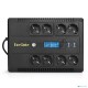 ИБП ExeGate NEO Smart LHB-1000.LCD.AVR.8SH.CH.USB <1000VA/650W, LCD, AVR, 8*Schuko, USB, 4*USB-порта для зарядки, Black>