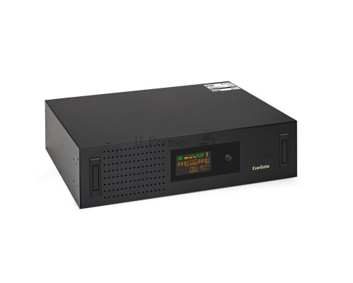 ИБП ExeGate ServerRM UNL-3000.LCD.AVR.2SH.3C13.USB.3U <3000VA/1800W, Color LCD, AVR, 2*Schuko+3*C13, USB, 3U, установка в стойку, Black>