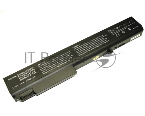 Аккумуляторная батарея для ноутбука HP Compaq 8530, Probook 6545 (HSTNN-OB60) 14.4V 52Wh OEM черная