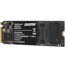 Накопитель SSD Digma PCI-E 3.0 x4 256Gb DGSM3256GM23T MEGA M2 M.2 2280