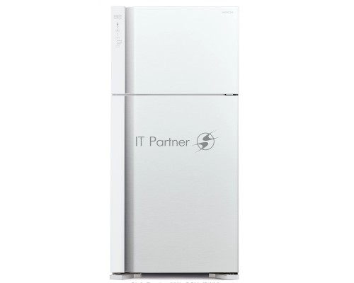 Холодильник Hitachi R-V660PUC7-1 PWH белый двухкамерный инвертер 405/145л морозилка сверху