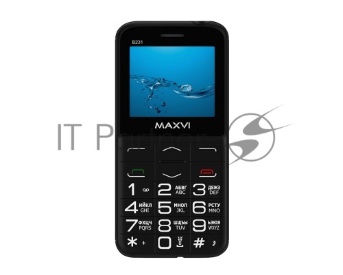 Мобильный телефон Maxvi B231 black