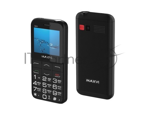 Мобильный телефон Maxvi B231 black