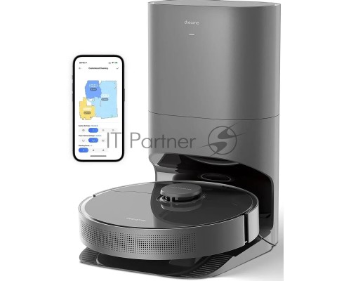 Робот-пылесос Dreame RLS6AD D10S Plus черный, 46 Вт, 5200 мАч Li-Ion, уборка сухая/влажная, пылесборник контейнер 0.4 л