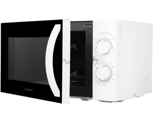 Микроволновая печь Hyundai HYM-M2067 белый, 20 л, 700 Вт, переключатели - поворотный механизм