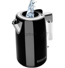 Чайник электрический Polaris PWK 1746CA Water Way Pro 1.7л. 2200Вт черный (корпус: нержавеющая сталь)
