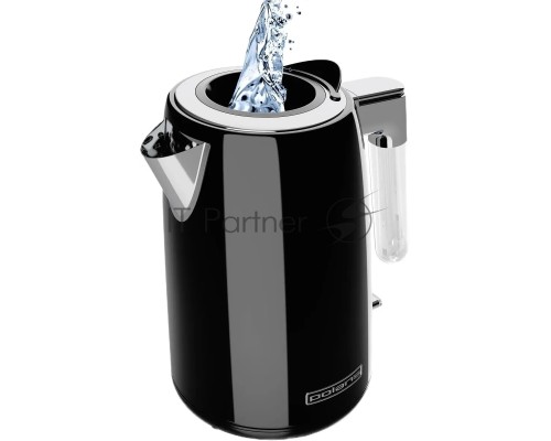 Чайник электрический Polaris PWK 1746CA Water Way Pro 1.7л. 2200Вт черный (корпус: нержавеющая сталь)