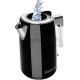 Чайник электрический Polaris PWK 1746CA Water Way Pro 1.7л. 2200Вт черный (корпус: нержавеющая сталь)