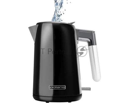 Чайник электрический Polaris PWK 1746CA Water Way Pro 1.7л. 2200Вт черный (корпус: нержавеющая сталь)