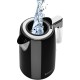 Чайник электрический Polaris PWK 1746CA Water Way Pro 1.7л. 2200Вт черный (корпус: нержавеющая сталь)