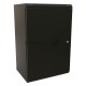 Шкаф коммутационный WRline (WR-TW-1866-SR-RAL9004) настенный 18U 600x600мм пер.дв.металл 2 бок.пан. 60кг черный 520мм 908мм IP20 сталь