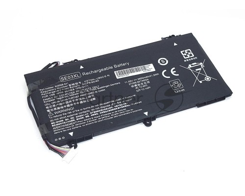 Аккумуляторная батарея для ноутбука HP Pavilion 14 (SE03-3S1P) 11.55V 41.5Wh OEM черная