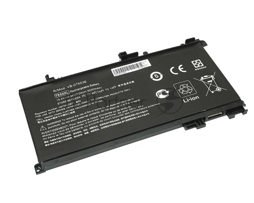 Аккумуляторная батарея для ноутбука HP TPN-Q173 (TE04-4S1P) 15,4V 3000mAh OEM черная