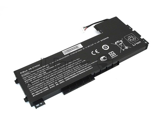 Аккумуляторная батарея для ноутбука HP ZBook 15 G3 (VV09-3S1P) 11,4V 5600mAh OEM черная