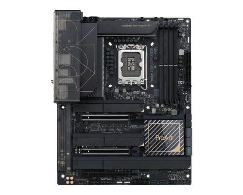 Материнская плата ASUS ProArt Z790-Creator WiFi, LGA 1700, Intel Z790, 4xDDR5, 8xSATA, 4xM.2, 1xPCI-E 4.0 x4, 1xPCI-E 5.0 x8, 1xPCI-E 5.0 x16, 2xUSB-C Thunderbolt 4, 1xHDMI, 2xUSB-C, 2x 10Gb LAN, 6xUSB-A 3.2 Gen 2, 5x3.5 мм, 7.1, ATX