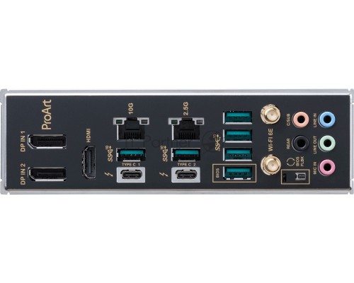 Материнская плата ASUS ProArt Z790-Creator WiFi, LGA 1700, Intel Z790, 4xDDR5, 8xSATA, 4xM.2, 1xPCI-E 4.0 x4, 1xPCI-E 5.0 x8, 1xPCI-E 5.0 x16, 2xUSB-C Thunderbolt 4, 1xHDMI, 2xUSB-C, 2x 10Gb LAN, 6xUSB-A 3.2 Gen 2, 5x3.5 мм, 7.1, ATX