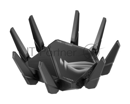 Роутер ASUS ROG GT-AXE16000 802.11 a/b/g/n/ac/ax до 1148 + 4804Мбит/c, 2,4 + 5 гГц, 8 антенн, USB, GBT LAN ; 90IG06W0-MU2A10