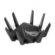 Роутер ASUS ROG GT-AXE16000 802.11 a/b/g/n/ac/ax до 1148 + 4804Мбит/c, 2,4 + 5 гГц, 8 антенн, USB, GBT LAN ; 90IG06W0-MU2A10