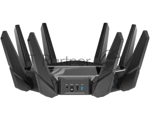 Роутер ASUS ROG GT-AXE16000 802.11 a/b/g/n/ac/ax до 1148 + 4804Мбит/c, 2,4 + 5 гГц, 8 антенн, USB, GBT LAN ; 90IG06W0-MU2A10
