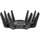 Роутер ASUS ROG GT-AXE16000 802.11 a/b/g/n/ac/ax до 1148 + 4804Мбит/c, 2,4 + 5 гГц, 8 антенн, USB, GBT LAN ; 90IG06W0-MU2A10