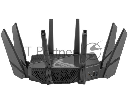 Роутер ASUS ROG GT-AXE16000 802.11 a/b/g/n/ac/ax до 1148 + 4804Мбит/c, 2,4 + 5 гГц, 8 антенн, USB, GBT LAN ; 90IG06W0-MU2A10