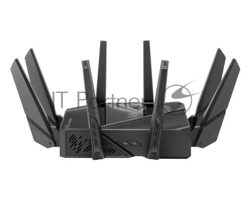 Роутер ASUS ROG GT-AXE16000 802.11 a/b/g/n/ac/ax до 1148 + 4804Мбит/c, 2,4 + 5 гГц, 8 антенн, USB, GBT LAN ; 90IG06W0-MU2A10