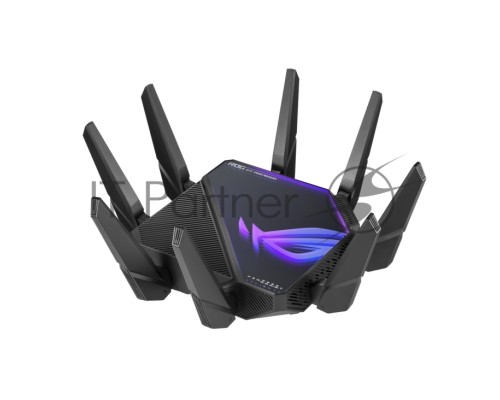 Роутер ASUS ROG GT-AXE16000 802.11 a/b/g/n/ac/ax до 1148 + 4804Мбит/c, 2,4 + 5 гГц, 8 антенн, USB, GBT LAN ; 90IG06W0-MU2A10
