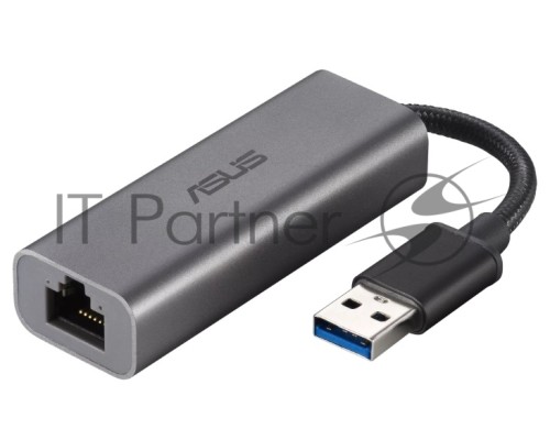 Адаптер ASUS USB-C2500//USB Type-A 2.5G Base-T Ethernet Adapter; 90IG0650-MO0R0T