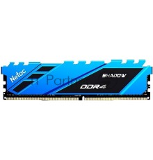Оперативная память NETAC 16Gb DDR4 3200 Shadow DIMM, Blue, CL16, с радиатором Ret
