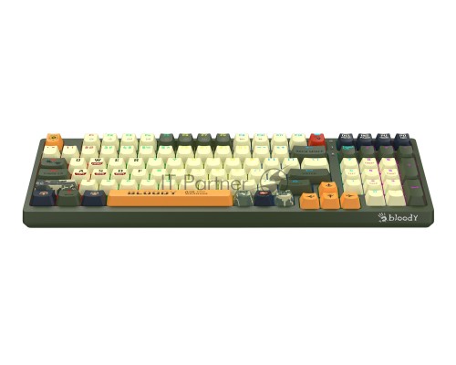 Клавиатура A4Tech Bloody S98 Aviator механическая зеленый USB for gamer LED (S98 AVIATOR)