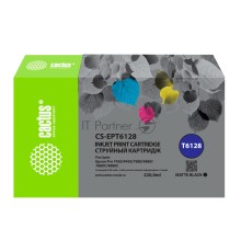 Картридж струйный Cactus CS-EPT6128 T6128 черный (220мл) для Epson Stylus PRO 7450/9450