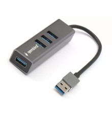 Gembird Разветвитель USB3.1  4xUSB, кабель USB 17см, алюминий (UHB-C454)