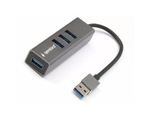 [Кабель] Gembird Разветвитель USB3.1  4xUSB, кабель USB 17см, алюминий (UHB-C454)