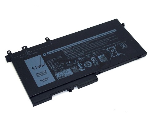 Аккумуляторная батарея для ноутбука Dell Precision 15 3520 (D4CMT) 11.4V 51Wh