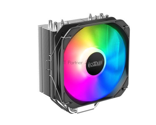 Кулер PCCooler Paladin 400 ARGB S115X/1200/1700/AM4 (20 шт/кор, TDP 200W, 130mm PWM ARGB FAN, 4 тепловые трубки 6мм, 800-1600RPM, 18-28,6dBa)