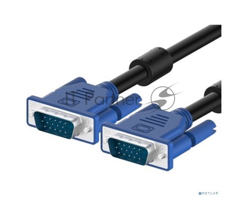Кабель KS-is KS-456-10 VGA монитор видеокарта 15M-15M, 10м