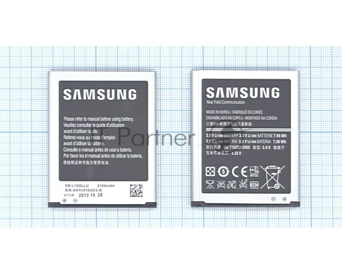 Аккумуляторная батарея EB-L1G6LLU для Samsung Galaxy S3 I9300 3.8 V 7.98Wh